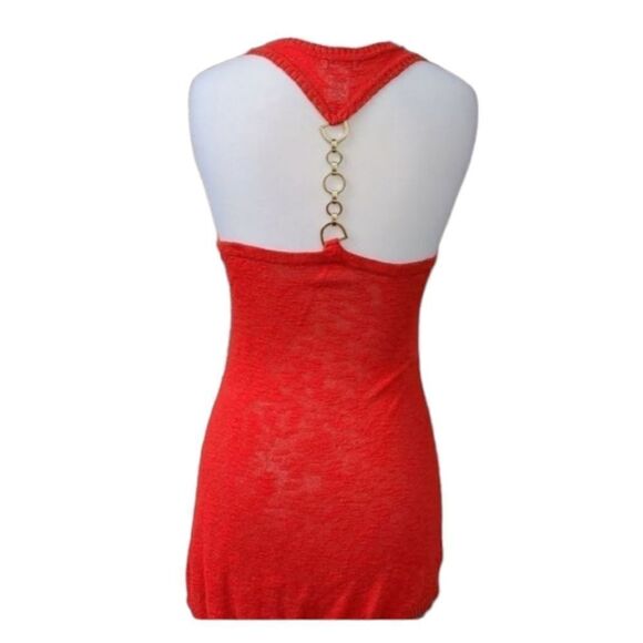 Cache orange halter top size S - Picture 1 of 5